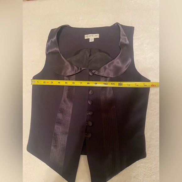 Bebe San Francisco Wool Corset Vest Top Size 6 Made in USA - Picture 7 of 12